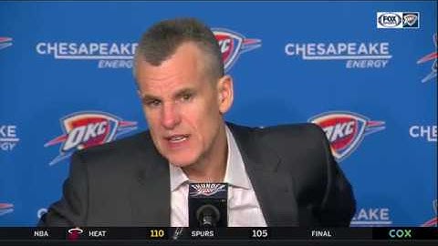 Coach Billy Donovan on Thunder