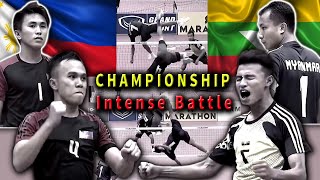 Sepak Takraw - Philippines VS Myanmar ! Championship Game ! Epic Intense Battle ! History Made