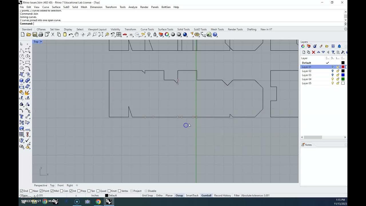 Fixing Open Curves in Rhino YouTube