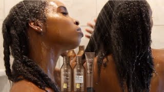 Low Porosity Wash Day Routine START to FINISH ft. Redken All Soft Mega Curls | TYPE 4 HAIR | 4B/4C