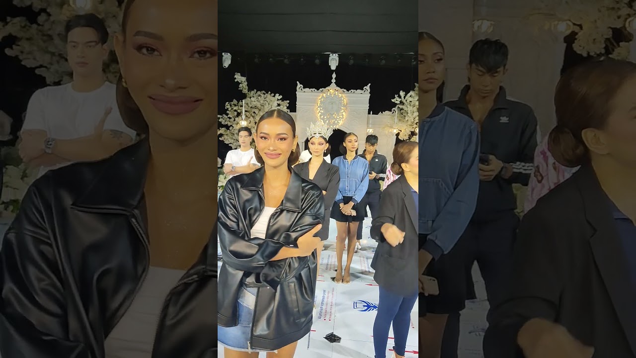 Sino sino ang nakita nyo? Rehearsals for The ALMODAL Fashion Show