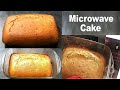Microwave vanilla cake  sponge cake in microwave convection