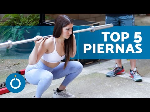 5 Ejercicios para PIERNAS CON BARRA 💥 ¡Los MÁS EFECTIVOS! 