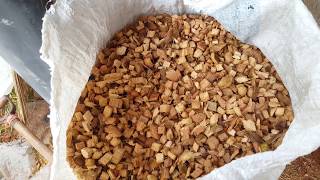 Coconut husk chips cutter machine -polleli kapana machine-The best chips cutter machine පොල් ලෙලි