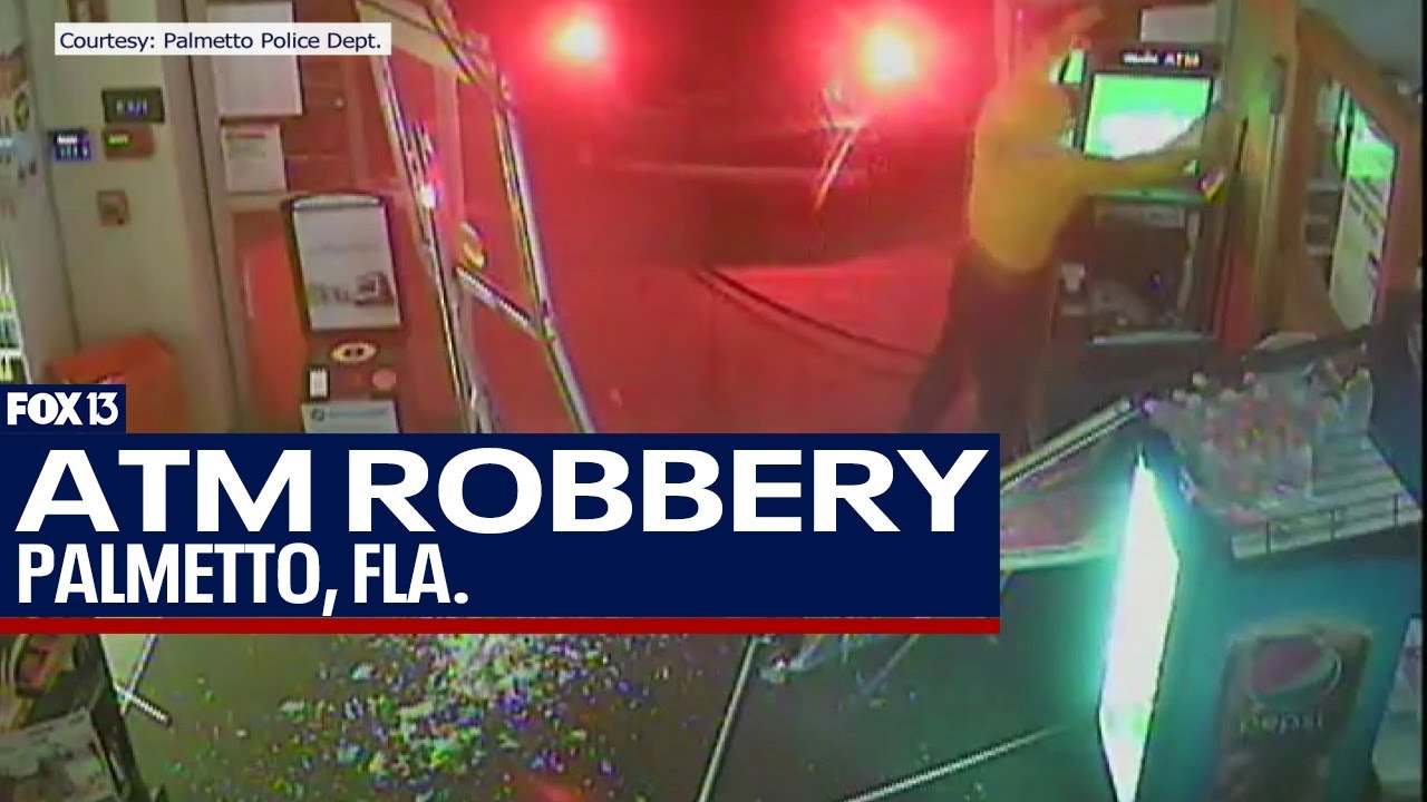 Police search for ATM burglars caught on camera - YouTube