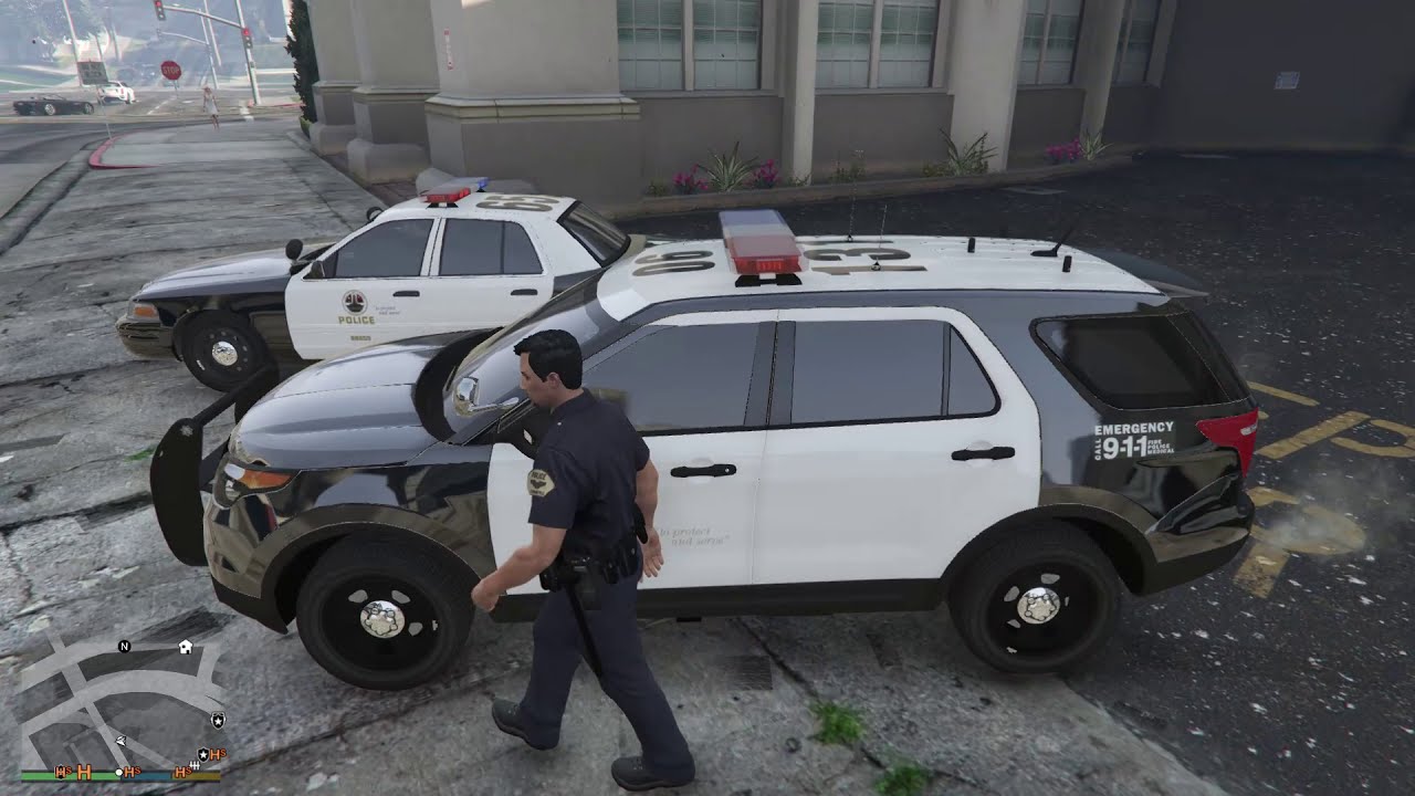 GTAV LSPDFRVEHICLE SHOWCASE LAPD THE ROOKIE CVPI AND FPIU BY FOX