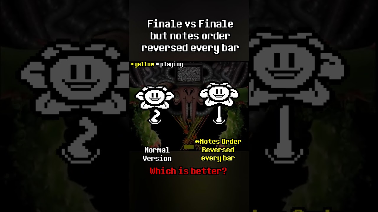 Finale but the notes order is reversed every bar Version Comparison part 1 