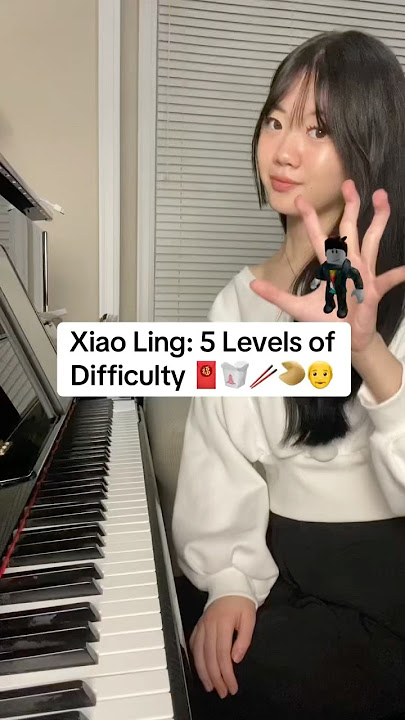 Xiao Ling: 5 LEVELS of difficulty 🥶 #diddy #brainrot #piano #fyp #funny #memes #shorts #xiaoling