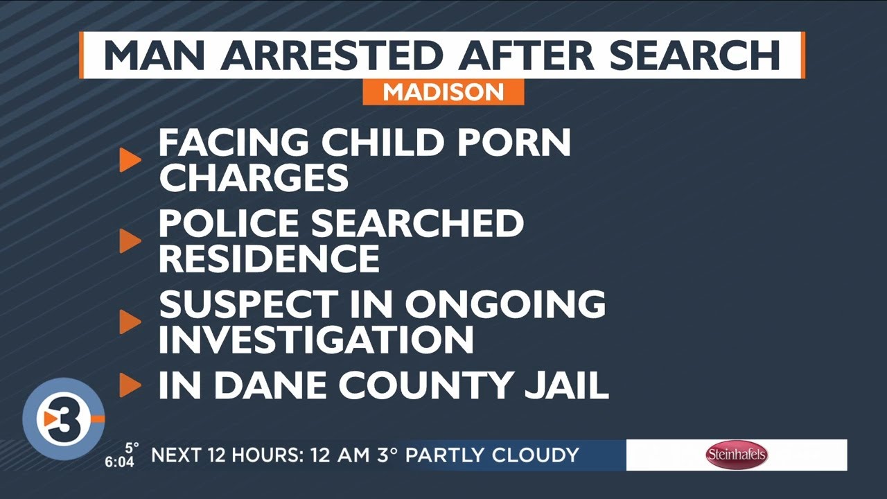 Madison police arrest man on child porn charges after search - YouTube