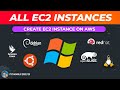 Create EC2 Instance on AWS | Amazon Linux 2 | Ubuntu | RedHat | Debian | Windows | Suse Linux