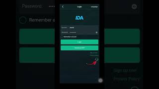 How to recover IDA password/ forgot IDA password/ Online earning In dollars/ Earning App . screenshot 1