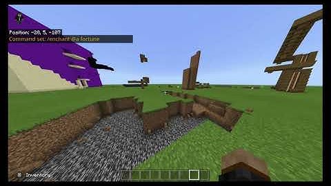 how to make a 3 by 3 mining pickaxe (updated) minecraft bedrock