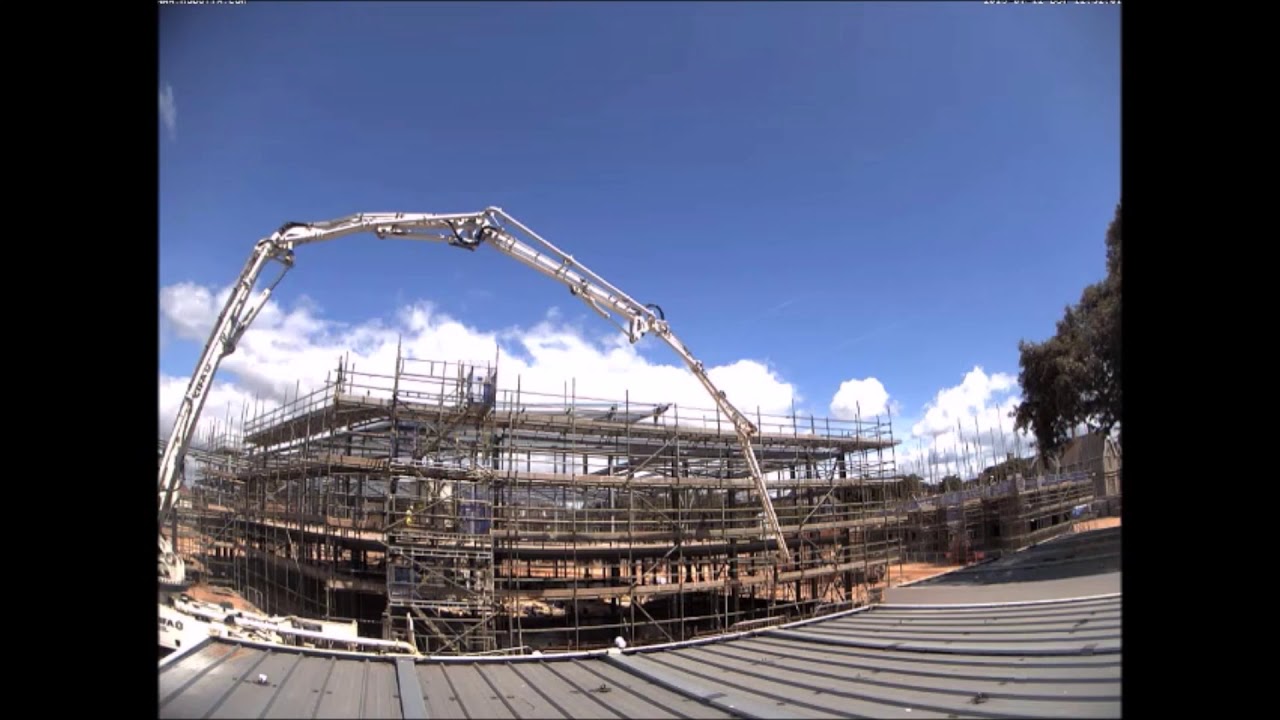 The Deaf Academy - Exmouth Rolle College building site timelapse