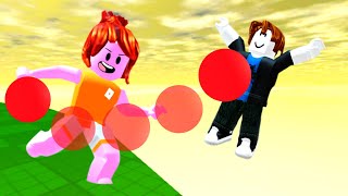 Roblox throw balls at people…