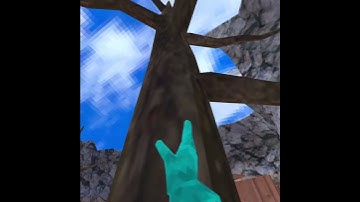 How to scale trees like a pro in gorilla tag under 60 seconds #flexinvr #gorillatag