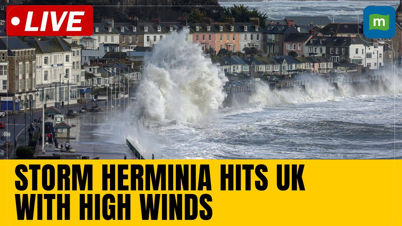Live: Storm Herminia Updates: Storm Herminia Brings Heavy Rain & Rapid ...