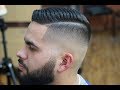 Barber Tutorial: Skin Fade with Straight Razor, Comb Over and Beard Trim