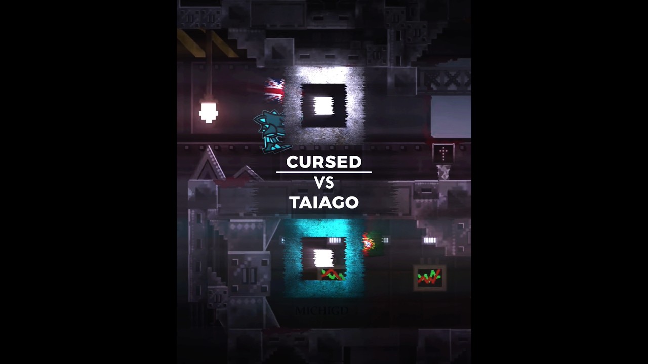 Cursed vs Taiago | Geometry Dash | Music: Solitude Velocity - Klavstrix