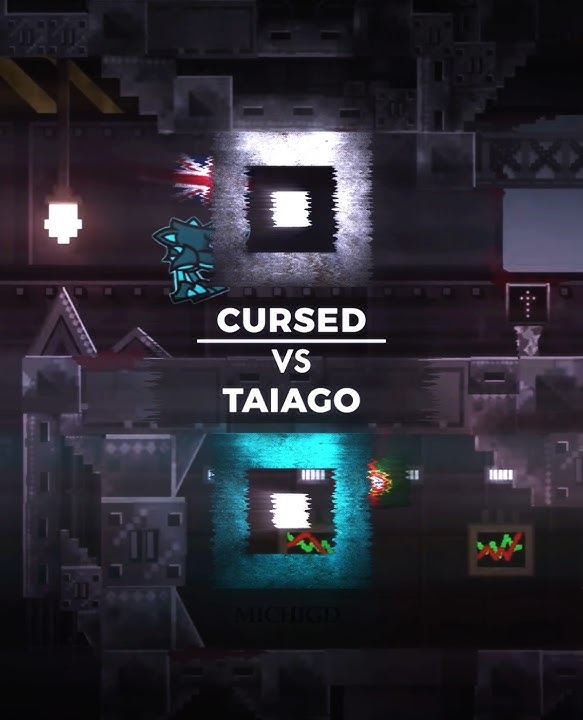 Cursed vs Taiago | Geometry Dash | Music: Solitude Velocity - Klavstrix