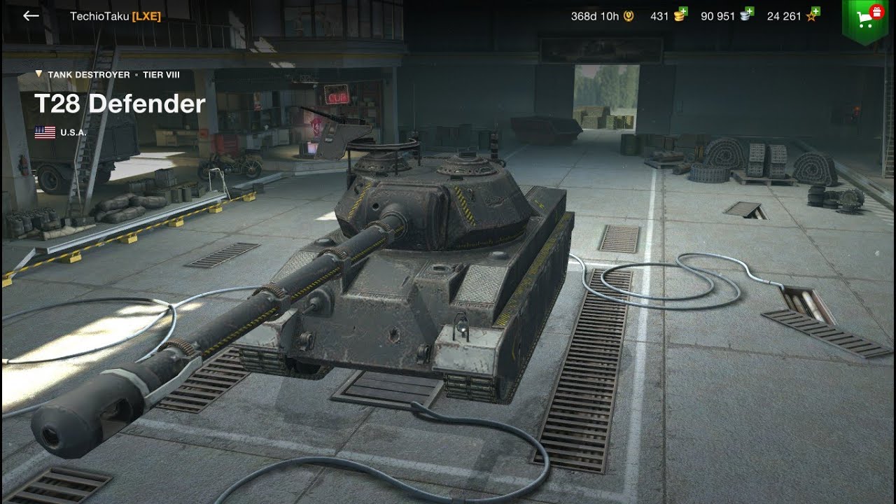 Tier VIII - T28 Defender - Yamato Harbor