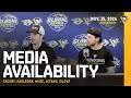 Game Day Global Series Media Availability: Karlsson, Crosby, Silovs, Letang, Muse