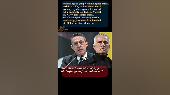 💣 Fenerbahçe'de ŞOK AYRILIKLAR! Mourinho ve Koç'tan 7 Yıldıza Veda! 💔