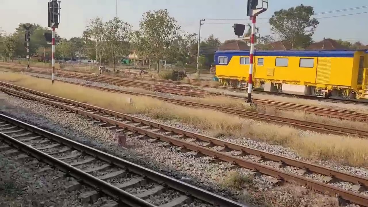 Паттайя - Бангкок на поезде за 31 бат. 10.01.2024. Pattaya - Bangkok by train for 31 baht.