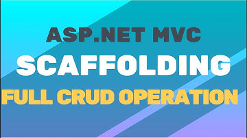 CRUD Operation using Scaffolding [ASP.NET MVC]