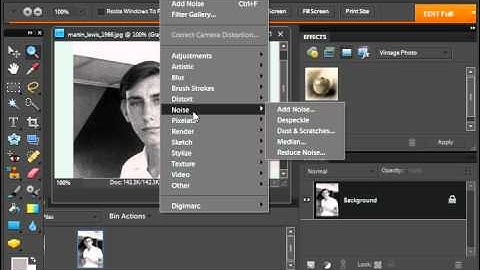 Photoshop Elements 9.0 Tutorial Repairing Photos Adobe Training Lesson 14.14