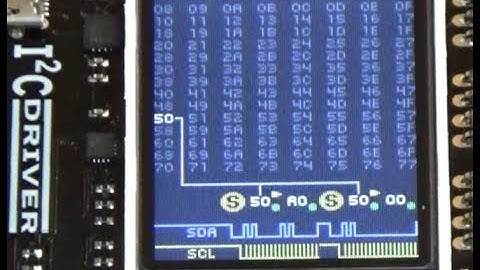 Testing the I2C Driver by Excamera Labs