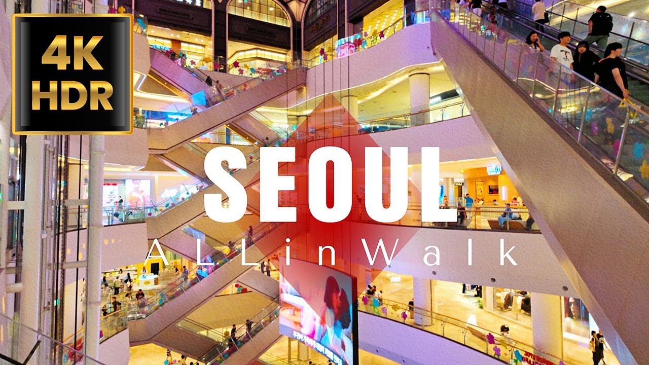 Seoul - Let’s take a look around Lotte Avenuel Department Store and Lotte World Mall in Jamsil | 4K