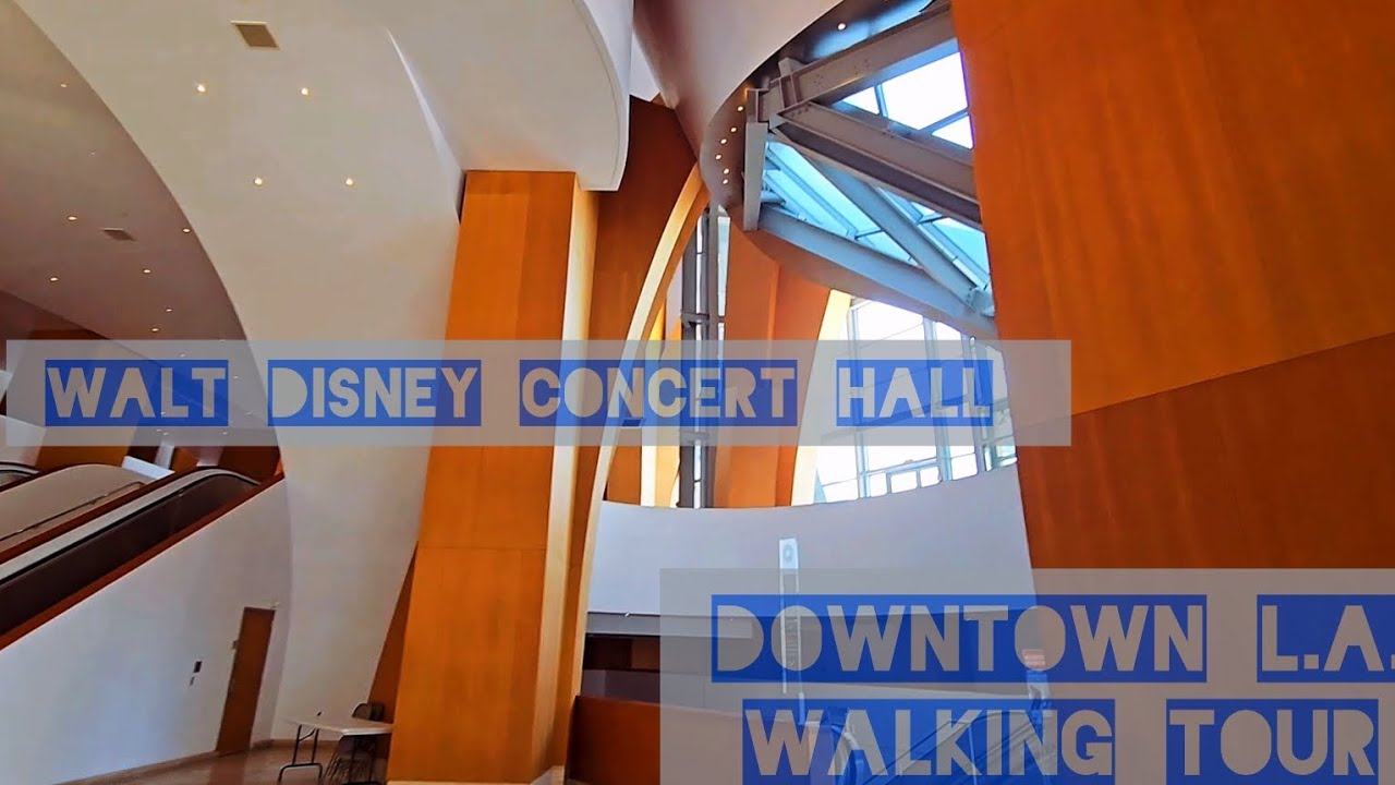 Popular Tourist Attraction : The Walt Disney Concert Hall on Grand