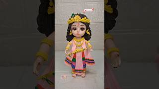 Diy🙏Lord Krishnaji Idol Making With Super Clay Art🙏Jai Shree Krishna #ytshorts#viral#mkmorningart