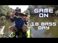 18 Bass Day from my Bonafide RVR 119 - River Fishing!!!