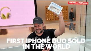 First iPhone Duo in the world sold in Sydney Australia