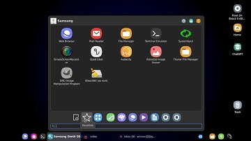 Samsung Oneui OS X64 introduction and demonstration #Debian12 #XFCE #GNU.