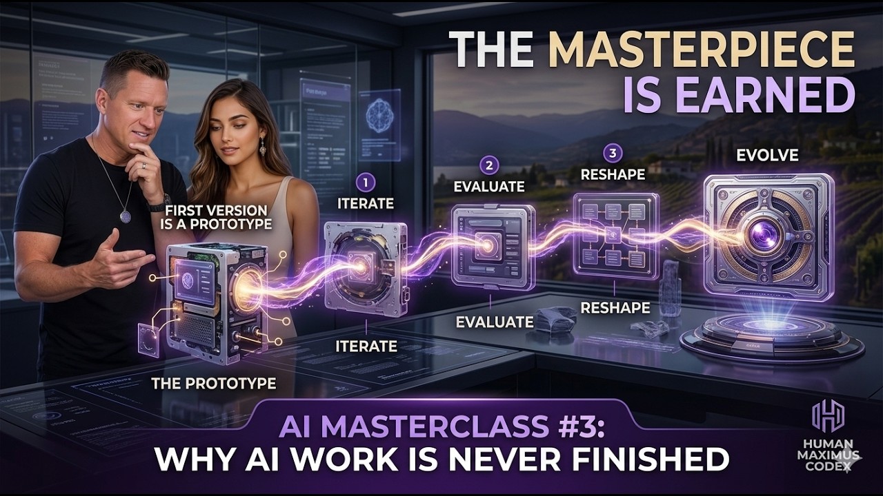 AI Masterclass 3 — The First Version Is Never Finished.