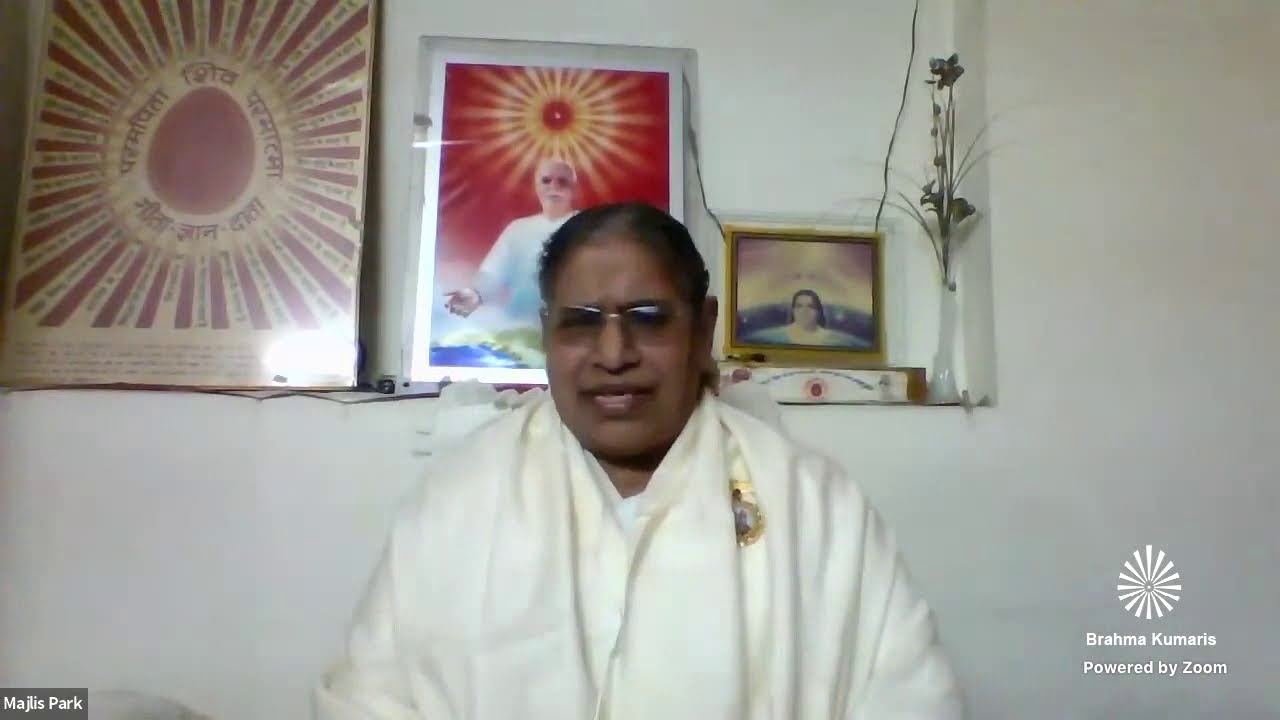 BK Raj Didi Majlispark Delhi sharing experiences @ Om Shanti Retreat ...