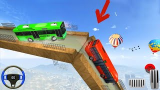Impossible Bus Stunt Jumping Game 3D - Funny Bus Game - #3 Best Stunt Game 2021 - Android Gameplay screenshot 3