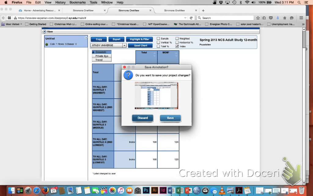 Simmons Quintile Tutorial - YouTube