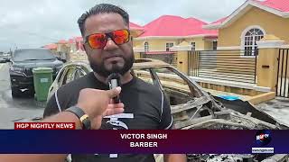 POLICE HUNT FOR ARSONIST WHO TORCHED BARBER’S VEHICLES,INCIDENT CAPTURED ON SURVEILLANCE CAMERAS