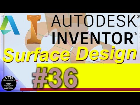 AutoDesk INVENTOR Surface Design 36 ( Angle Connection )