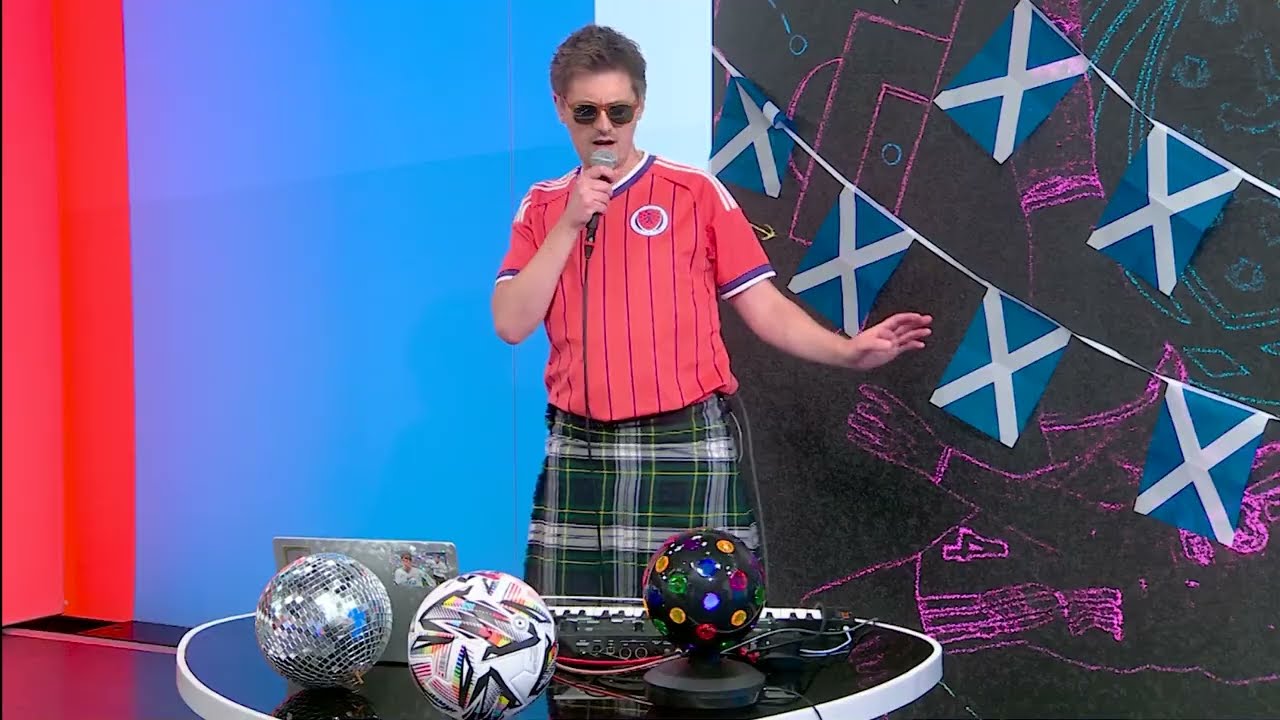 Very Unofficial Scotland World Cup song LIVE on Sky Sports