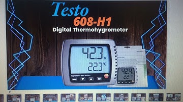 Testo 608 H1 Thermohygrometer || Testing and Measuring Instrument ||