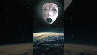 a lua acordou... #space #moon