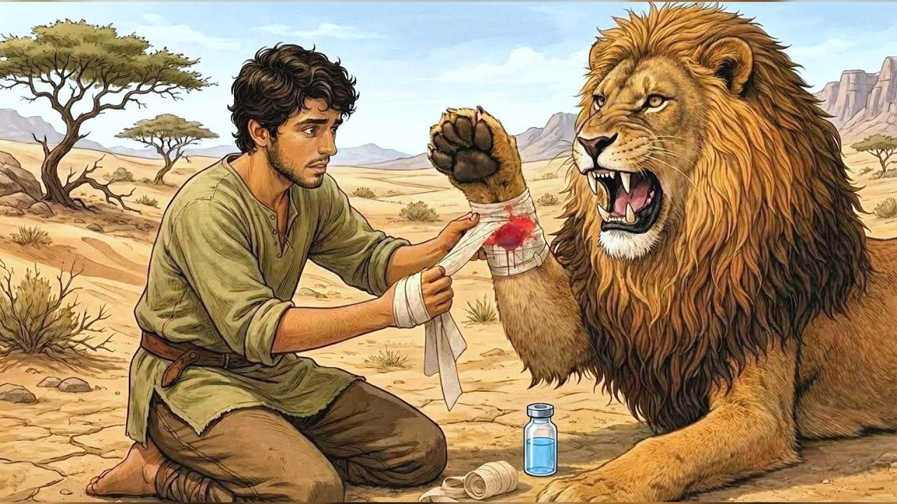 حكاية الشاب الفقير الذي أنقذ أسدًا مريضا فأعزه الله به وغيّرحياته للأبد!