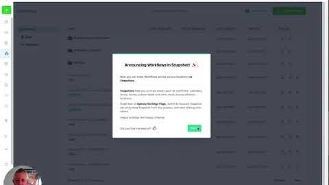 Workflows in Snapshots!