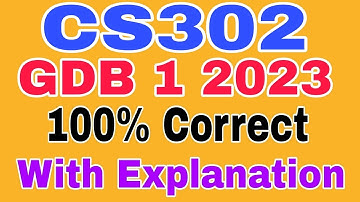 CS302 Gdb Solution 2023/ Cs302 Gdb Solution Spring 2023/ Cs302 Gdb 2023