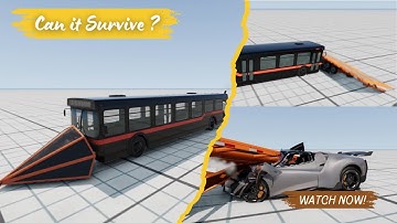 Cars vs Trailer!! Can it survive the Crash !! #Part 01