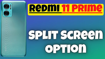 Redmi 11 Prime Split Screen Option / Enable Dual Screen